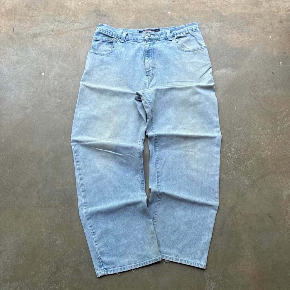 Quiksilver Quikjean Vintage 90s Wide Leg Denim Jeans 34x32